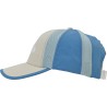 Tricolor baseball cap with soft mesh