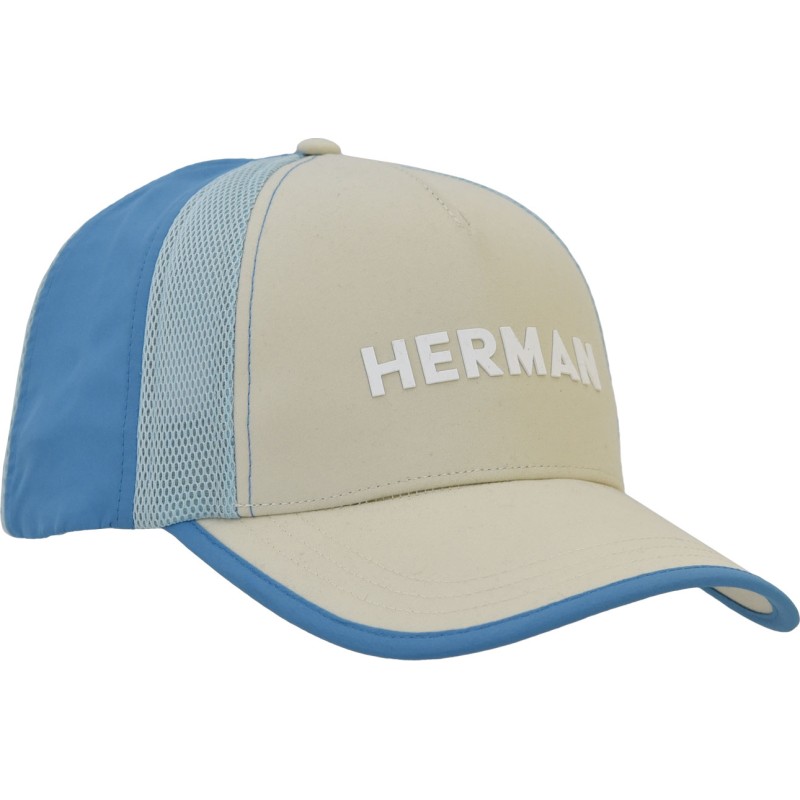 Tricolor baseball cap with soft mesh