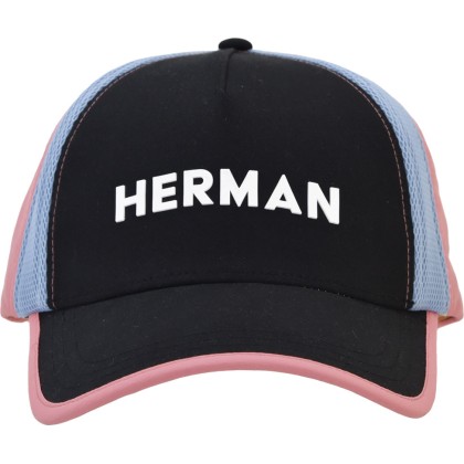 Tricolor baseball cap with soft mesh