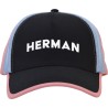 Casquette baseball tricolore avec mesh souple