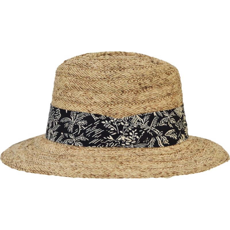 Chapeau grand bord en paille raphia naturel