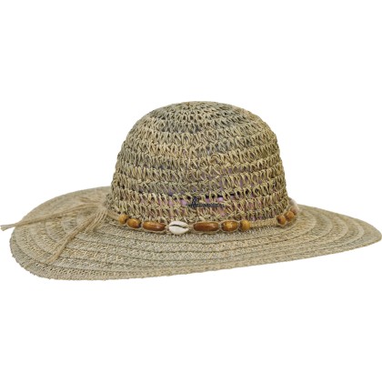 Seagrass straw capeline hat