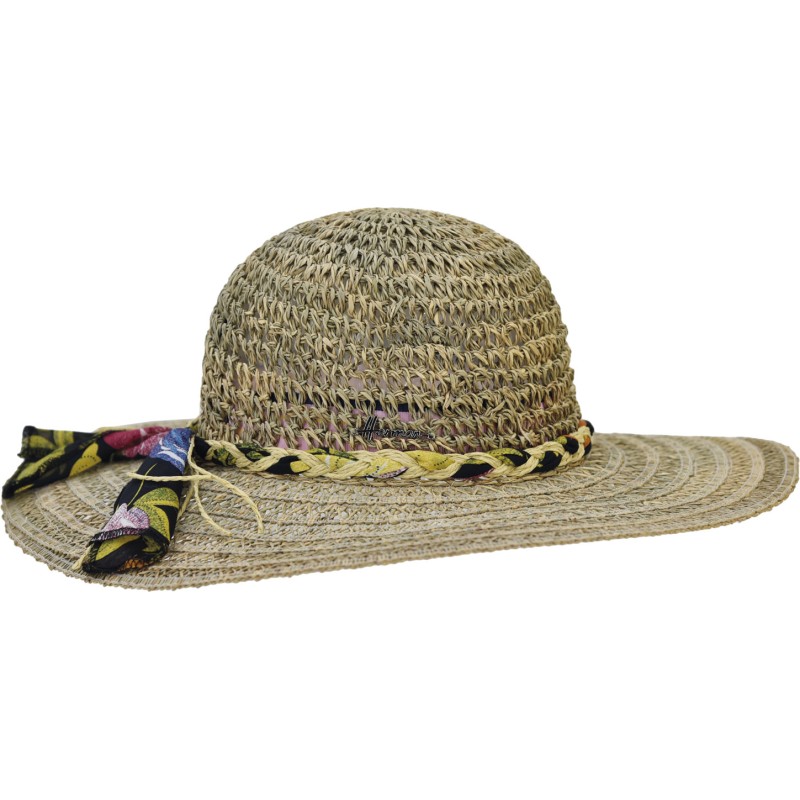 Seagrass straw capeline hat