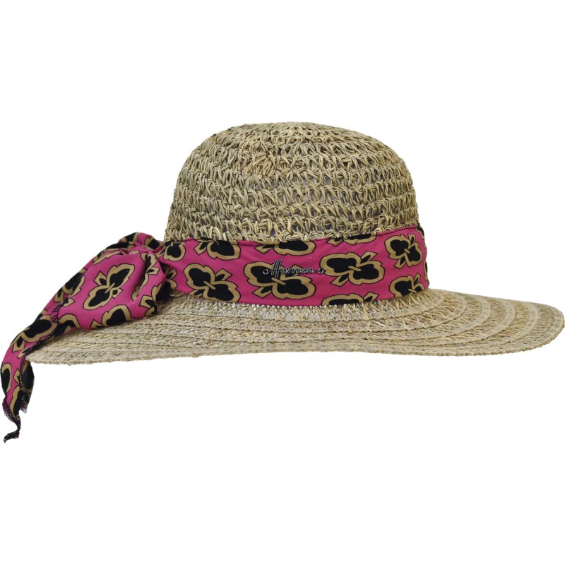 Seagrass straw capeline hat