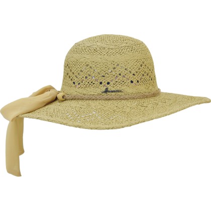 Plain and openwork paper straw floppy hat