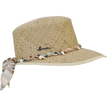 Natural straw cap
