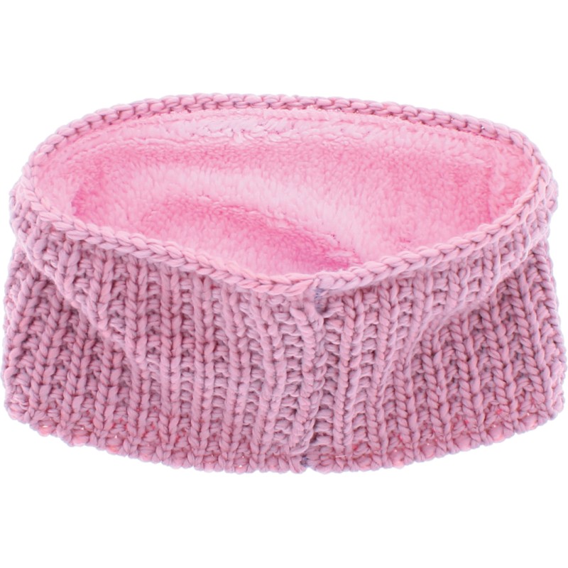 Plain adult headband knitted with 80% recycled plastic thread and line