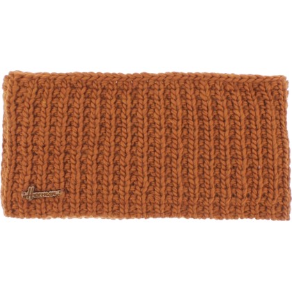 Plain adult headband knitted with 80% recycled plastic thread and line