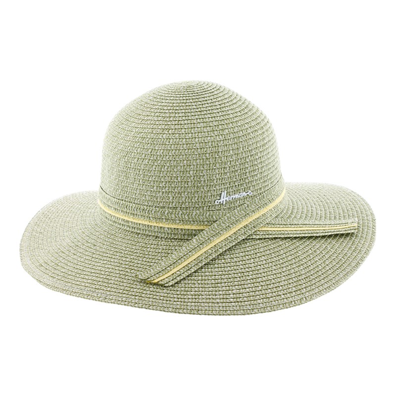 Paper straw hat bicolour